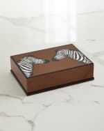 Image 3 of 3: Jonathan Adler Zebra Lacquer Card Set