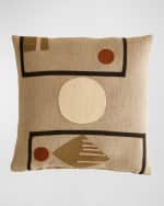Image 1 of 3: Jonathan Adler Monterey Shapes Pillow, 18" Square 