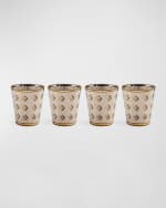Image 2 of 3: Jonathan Adler Basketweave Glassware, Set Of 4