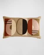 Image 1 of 3: Jonathan Adler Monterey Circles Pillow, 12" x 20"