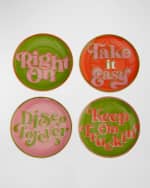 Image 2 of 2: Jonathan Adler Deep Thoughts Coasters, Set of 4
