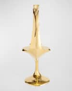 Image 2 of 4: Jonathan Adler Brass Bird Hanukkah Menorah