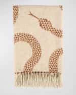 Image 1 of 2: Jonathan Adler Edna Merino Wool Throw, 50" x 70"