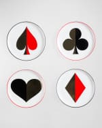 Image 2 of 3: Jonathan Adler Dealers Choice Canape Plates, Set of 4