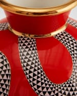 Image 2 of 2: Jonathan Adler Eden 9" Round Vase