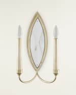 Image 2 of 2: John-Richard Collection Petaline 17" 2-Light Wall Sconce