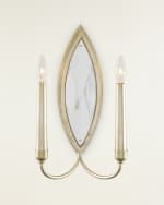 Image 1 of 2: John-Richard Collection Petaline 17" 2-Light Wall Sconce