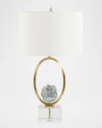 Image 2 of 2: John-Richard Collection Crystal Geode 28" Table Lamp
