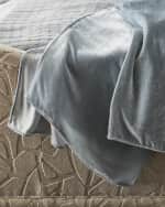 Image 1 of 2: TL at Home Vintage Velvet Oversized Throw