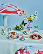 Image 2 of 2: GINORI 1735 Oriente Italiano Assorted Dessert Plates, Set of 4