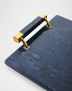 Image 2 of 2: LADORADA Blue Bird's Eye Large Serving Tray