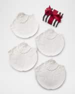 Image 3 of 4: Vietri Pietra Natale Figural Santa Salad Plate