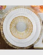 Image 4 of 4: Vietri Pietra Serena Dinner Plate