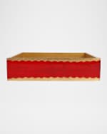 Image 1 of 2: Vietri Florentine Wooden Accessories Dinner Napkin Holder