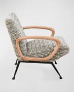 Image 3 of 4: Jonathan Adler Gainsbourg Boucle Lounge Chair