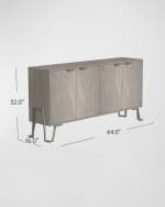 Image 4 of 6: Katherine Noble by BMC Cooper 3-Door Credenza