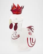 Image 1 of 3: Massimo Lunardon Divine Rooster Decanter, 50 oz.