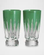 Image 1 of 4: Waterford Crystal New Year Firework 1.9 oz. Shot Glasses, Set of 2