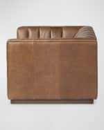 Image 3 of 5: Four Hands Alec Leather Chair and a Half