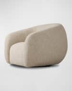 Image 3 of 8: Four Hands Channing Swivel Chair