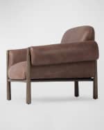 Image 3 of 7: Four Hands Olia Leather Chair