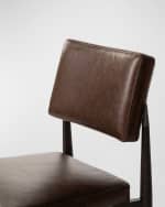 Image 5 of 7: Four Hands Anton Leather Dining Side Chair