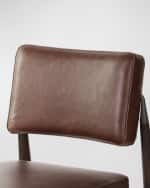 Image 5 of 7: Four Hands Anton Leather 31" Bar Stool