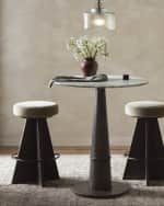 Image 4 of 5: Four Hands Damon 27" Swivel Counter Stool