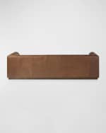 Image 4 of 5: Four Hands Alec Leather Sofa, 98"