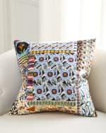 Image 1 of 3: Christian Lacroix Bohemian Rapsody Mosaique Decorative Pillow, 20" Square