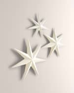 Image 2 of 2: Global Views Stellar White Wall Star - Medium 