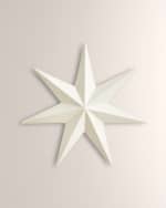 Image 1 of 2: Global Views Stellar White Wall Star - Medium 
