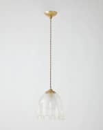 Image 2 of 2: Global Views Handkerchief Art Glass Pendant, 108"
