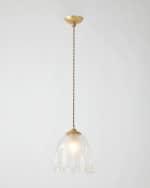 Image 1 of 2: Global Views Handkerchief Art Glass Pendant, 108"
