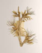 Image 2 of 4: Global Views Albizia 23" 3-Light Wall Sconce