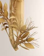 Image 4 of 4: Global Views Albizia 23" 3-Light Wall Sconce