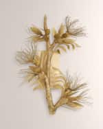 Image 1 of 4: Global Views Albizia 23" 3-Light Wall Sconce