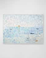 Image 1 of 2: RFA Fine Art "Pastel Harbor" Hand-Embellished Giclee by Lisa Cuscuna
