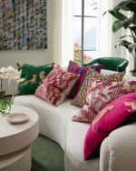 Image 2 of 3: D.V. KAP Home Big Iris Decorative Pillow, 24" Square