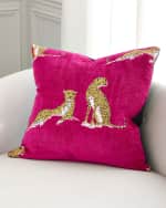Image 3 of 3: D.V. KAP Home Big Iris Decorative Pillow, 24" Square