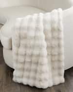 Image 3 of 5: D.V. KAP Home Affair Faux Fur Throw, 55" x 72"