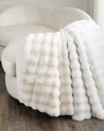 Image 1 of 5: D.V. KAP Home Affair Faux Fur Throw, 55" x 72"