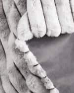 Image 5 of 5: D.V. KAP Home Summit Faux Fur Throw, 55" x 72"