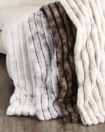 Image 1 of 5: D.V. KAP Home Summit Faux Fur Throw, 55" x 72"