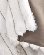 Image 5 of 5: D.V. KAP Home Summit Faux Fur Throw, 55" x 72"