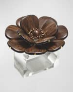 Image 1 of 2: Kim Seybert Begonia Napkin Ring