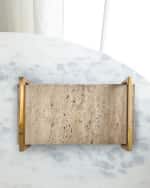 Image 2 of 2: Worlds Away Jarvis Tray 