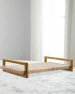 Image 1 of 2: Worlds Away Jarvis Tray 
