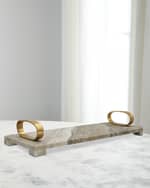 Image 2 of 4: Worlds Away Tadeo Tray 