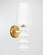 Image 1 of 2: Worlds Away Sedona Sconce 